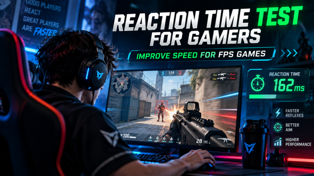 Reaction Time Test for Gamers: Improve Speed for FPS Games