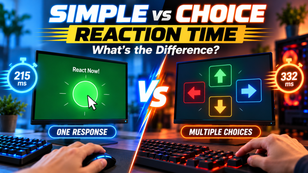 Simple vs Choice Reaction Time: What’s the Difference?