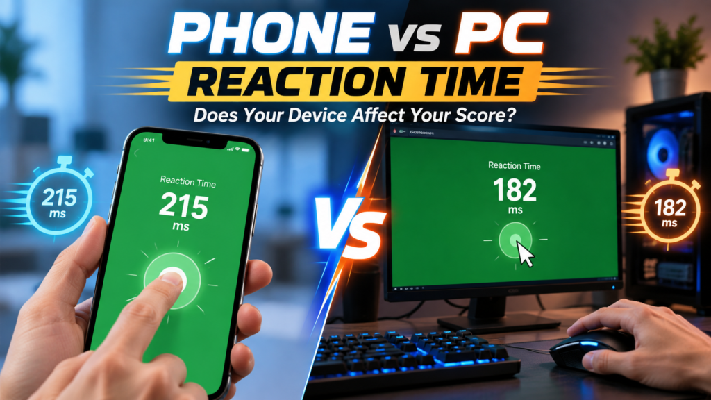 Phone vs PC Reaction Time: Does Your Device Affect Your Score?